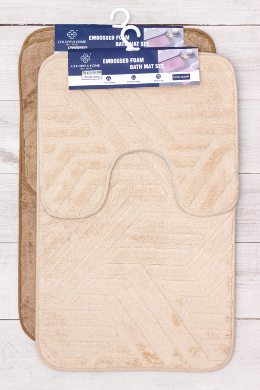 Набір у ванну кімнату з двох килимків